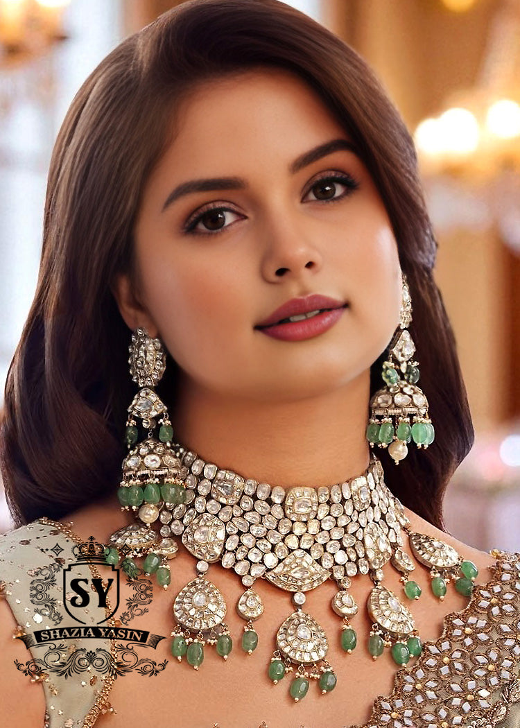 Discover our Kundan Jewelry Sets 925 Sterling Silver jewellery collections, perfect for women seeking shine and sophistication. Jewelry for every occasion.