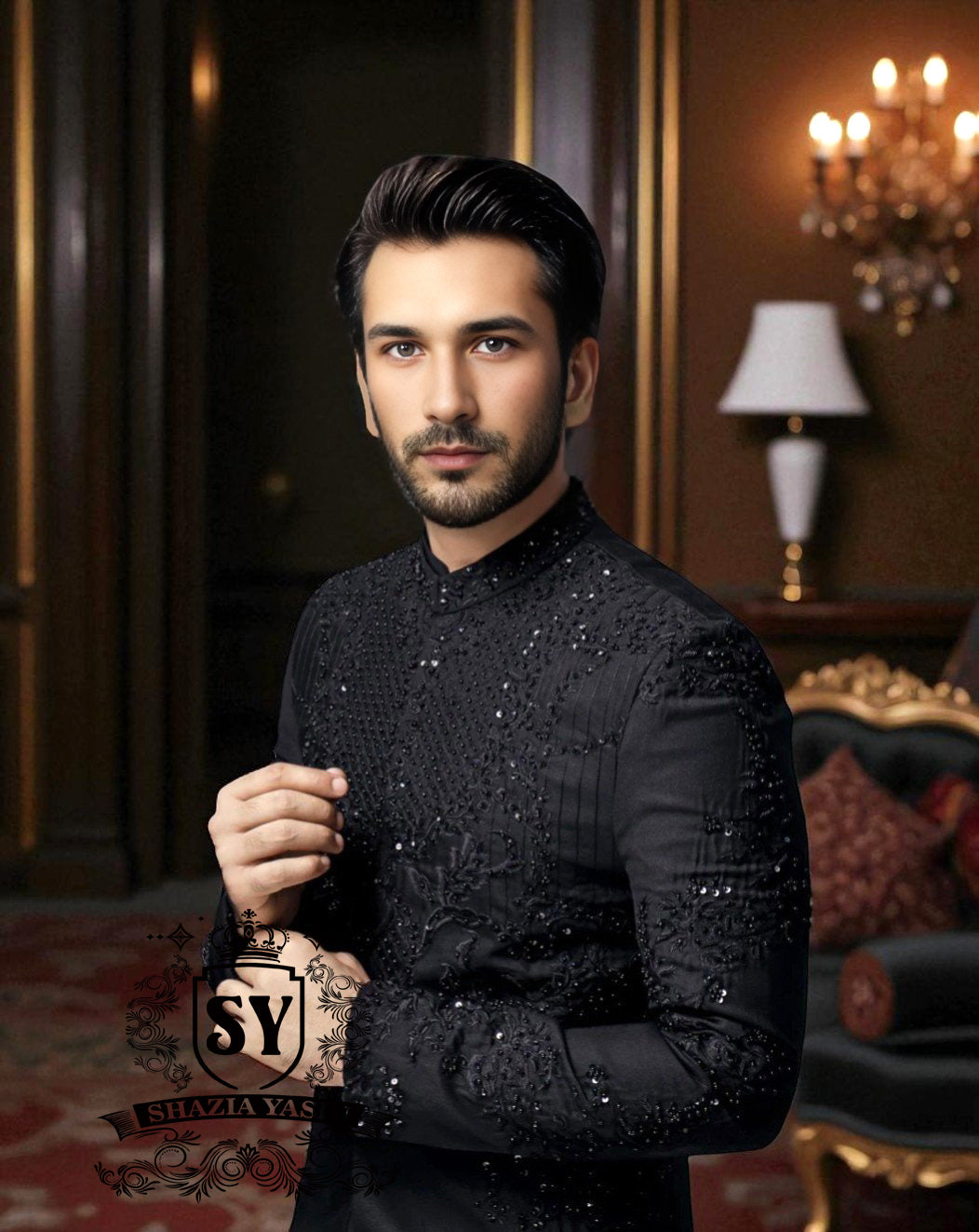 Men's Sherwani Online | Men's Designer Prince coat | Men's Bespoke Suits| Men's Shalwar Kameez Kurta Clothing