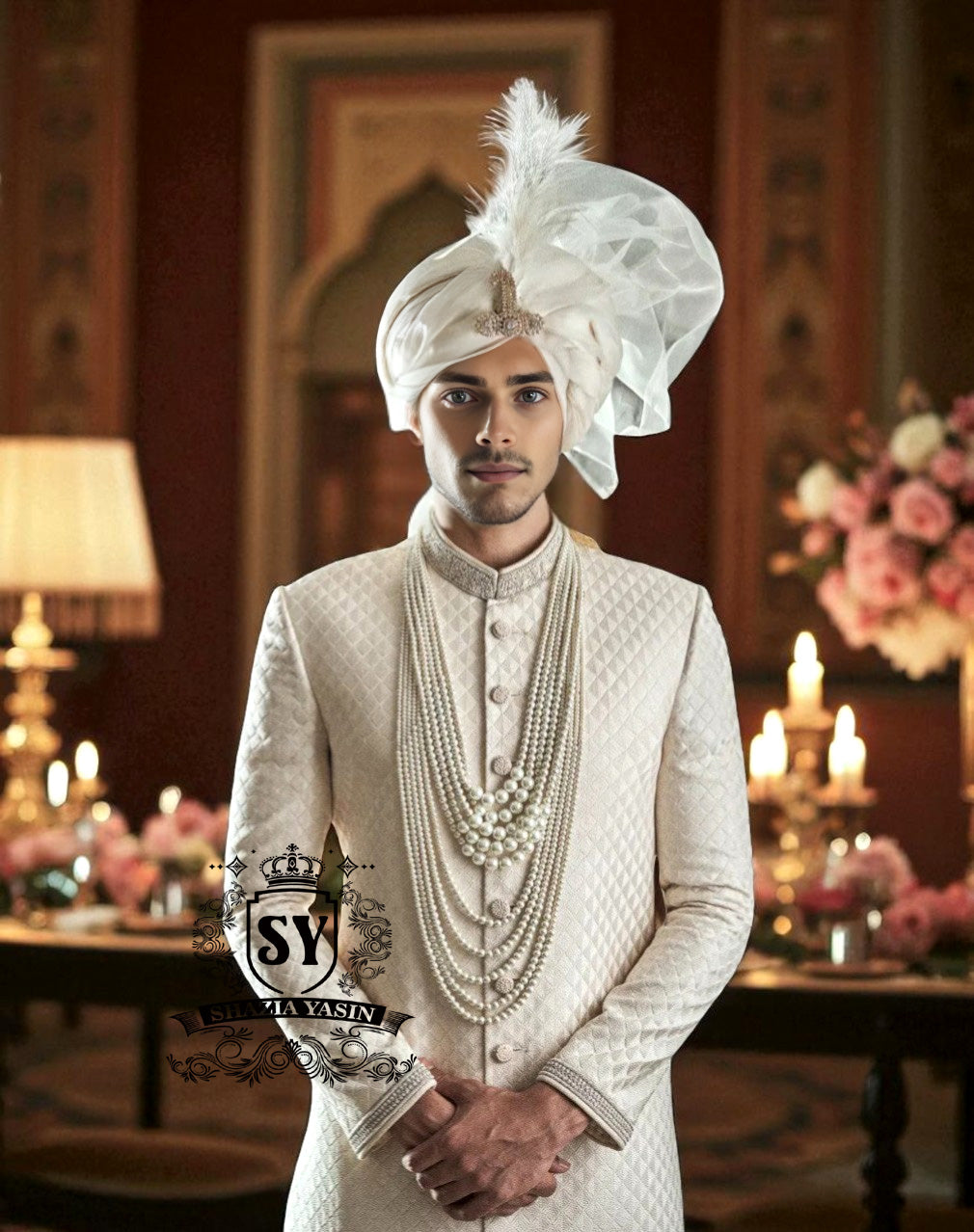 Bespoke Men's Turban Designs | Fashionable Turban Styles for Wedding Grooms, Groomsmen, and Fathers of the Bride/Groom