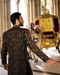 Fully Embellished Mens Sherwani Baltimore Maryland USA Designer Shazia Yasin Mens Sherwani Suit UK USA Canada Australia