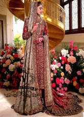 Pakistani Designer Farshi Gharara New Braunfels Texas USA Traditional Farshi Gharara Bridal Dress