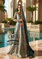 Rivera Sky Bridal Dress for Walima Lillestrøm Oslo Norway Indian Bridal Dress for Reception