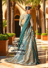Rivera Sky Bridal Dress for Walima Lillestrøm Oslo Norway Indian Bridal Dress for Reception