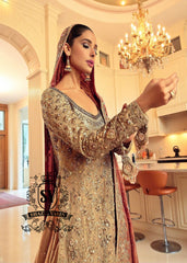 Buy Pakistani Bridal Dress Queen Coral Farshi Lehenga Style Berkeley California USA Long A-Line Shirt Wedding Outfit