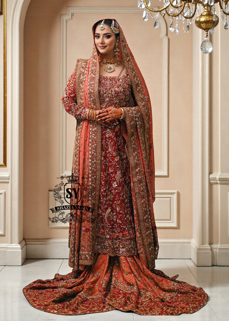 Barn Red Kameez Lehenga for Pakistani Bridal Dresses UK USA Canada  Australia Latest Pakistani bridal dresses for barat in 2026 – Shazia Yasin