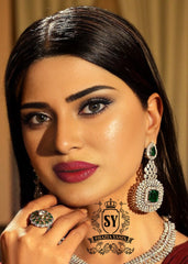 Buy Light Diamond Earrings Emerald Earrings Jewellery Sets in sterling silver UK USA Canada Australia