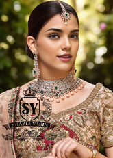 Emerald Green - 925 Sterling Silver Jewellery Set Pakistani Bridal Jewelry – Design and manufacture of special jewelry