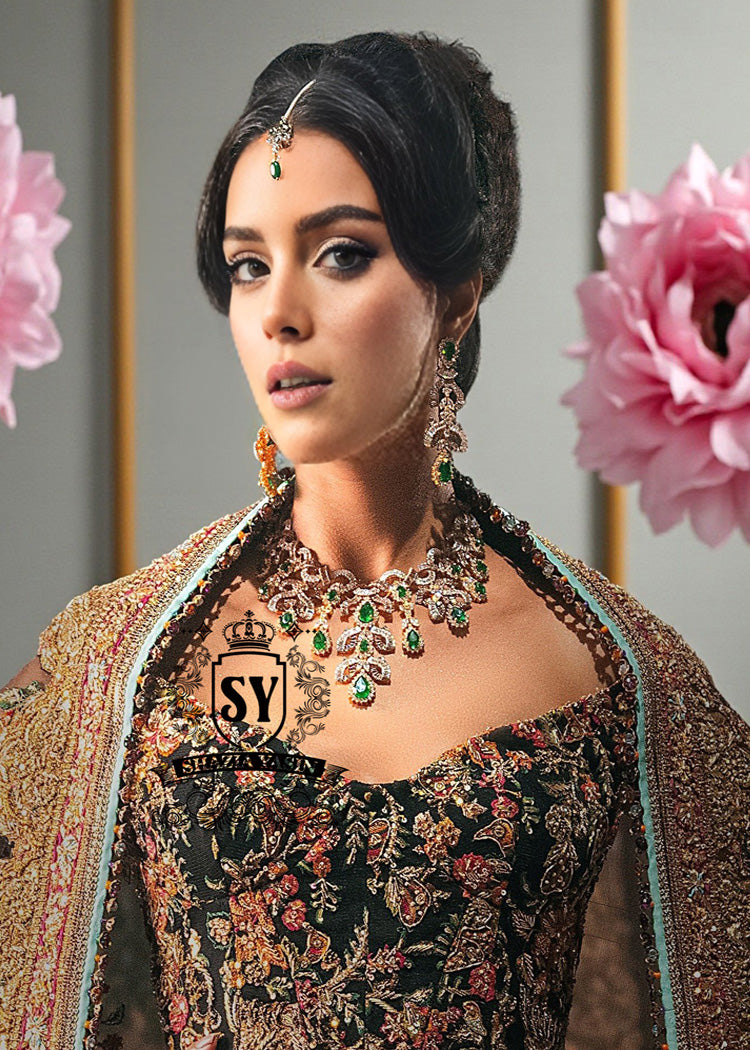 925 Sterling Silver Emerald Jewellery Sets, Buy Pakistani Designer Jewellery Sets with Emerald Stone