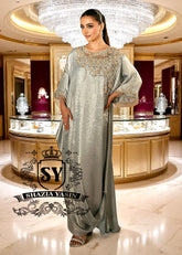 Kaftan Bridal Party Dresses Sharjah Dubai UAE Designer Bridal Party Kaftan Dresses
