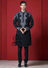 Heavy Embroidered Mens Kurta Suit for Nikah Ceremony Cambridge England UK High Quality Mens Kurta Pajama