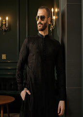 Kurta with Pants for Men in Pakistan Luxury Kurta Pajama Black Designer festive Kurta Dresses Shop UK USA Canada Australia