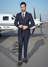 Men's Navy Green Suits - Three Piece Suits: Clothing & Luxury Suits for Men Sydney Australia
