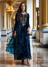 Latest Pakistani Party Wear Online Bridgeview Illinois USA Plush Velvet Party Dresses Low Priced