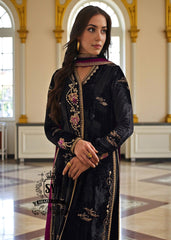 Shop Luxury Black Formal Party Wear Baltimore Maryland USA Hand Embellished Velvet Dresses Choga Pants Suit