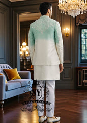 Traditional Prince Coat Suits Baltimore Maryland USA Mirror Embroidered Prince Coat Brands in Pakistan