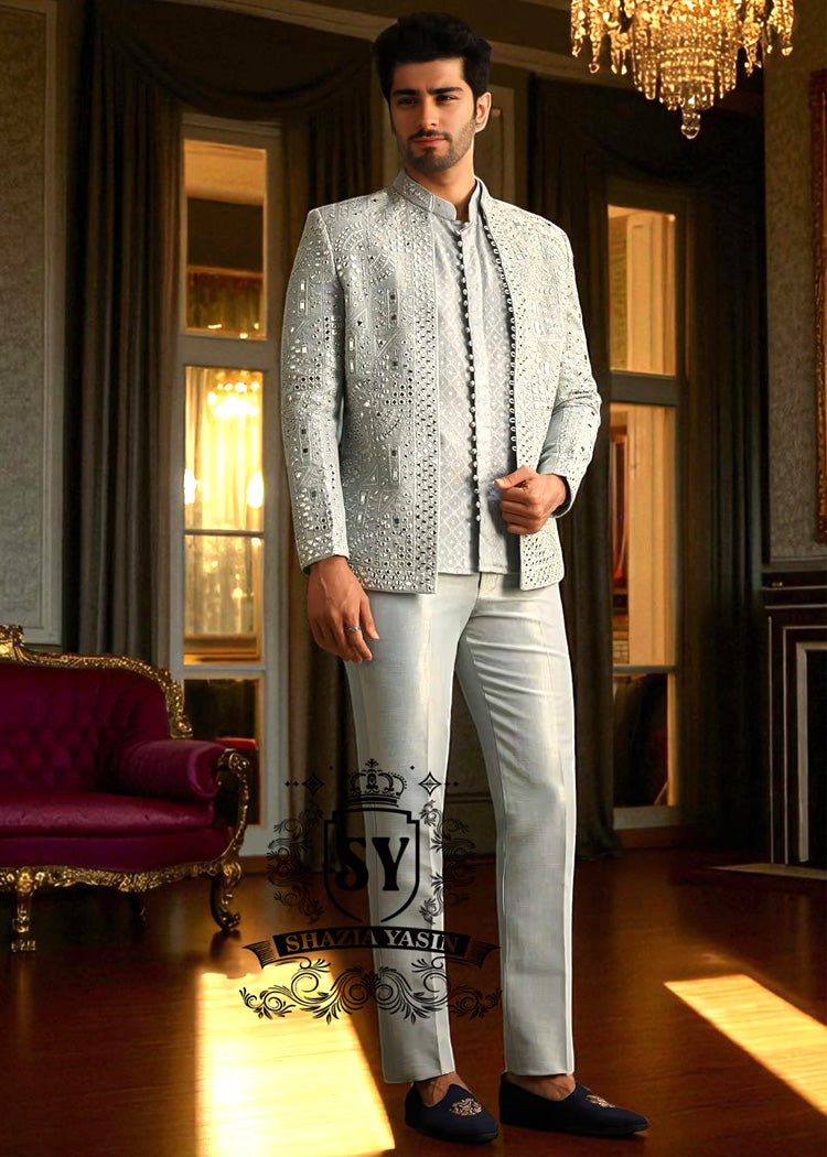 Mirror Embroidered Prince Coat Diamond Bar California CA USA Buy Best Prince Coat Designs in Pakistan