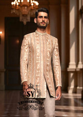 High Quality Embroidered Wedding Prince Coat for Mens Newcastle London UK Wedding Prince Coat for Barat Nikah Shadi Rukhsati