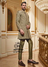 Designer Prince Suits for Mens Army green Prince Coat Scotland Glasgow UK Prince Coat with Price