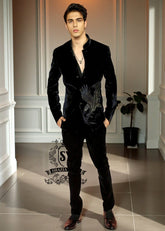 Men's Prince Coats Mandarin Collar Formal Jodhpuri jackets Slim Fit Button Front bandhgala Traditional Groom Dress