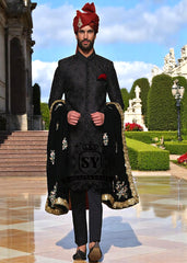 Stylish Embellished Sherwani Suits for Groom Letchworth UK Luxury Mens Sherwani Suits UK