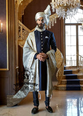 Royal Blue Sherwani Designs Melbourne Victoria Australia Latest Sherwani for Groom Wedding Pakistan