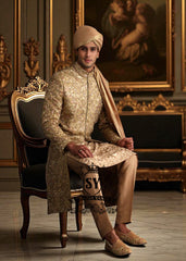 Buy Men's Wedding Sherwani Online UK USA Canada Australia Sherwanis Luxury Collection in Pakistan