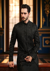 Elegant + romantic + modern + innovation = The perfect sherwani for an exceptional groom in UK, USA, Canada, Australia