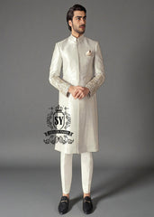Indian Sherwani Pakistani Sherwani Bespoke Mens Sherwani Wedding Sherwani. For the man who knows that elegance is timeless. A Sherwani suit that celebrates his unique personality.