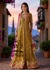 Pakistani Angrakha Frock Houston Texas TX USA Buy Angrakha Frocks Wedding Mehndi Dholki Dresses