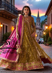 Pakistani Angrakha Frock Houston Texas TX USA Buy Angrakha Frocks Wedding Mehndi Dholki Dresses