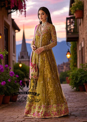 Pakistani Angrakha Frock Houston Texas TX USA Buy Angrakha Frocks Wedding Mehndi Dholki Dresses