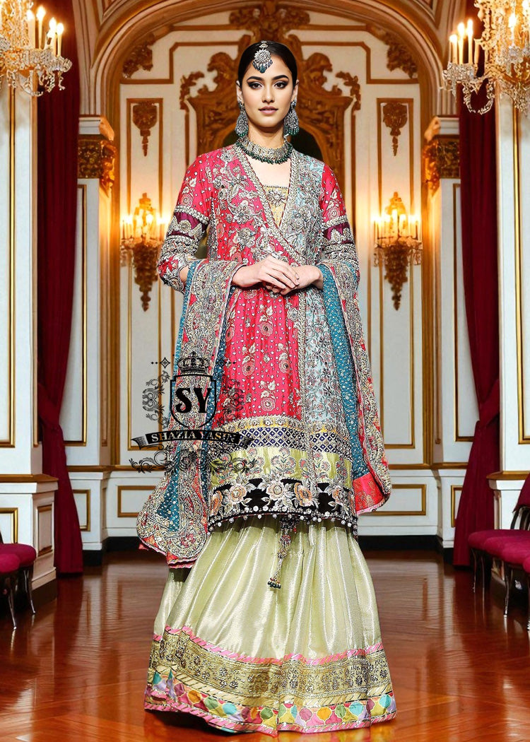 Latest Angrakha for Wedding Lincolnwood Illinois USA Buy Pakistani Sharara for Wedding