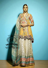 Designer Angrakha Suits with Sharara for Bride Springfield Illinois USA Angrakha Suits for Wedding