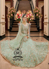 Imperial Class Lehenga Bridal Dresses Pakistani Wedding Dresses UK USA Canada Australia Reception Lehenga Choli Dresses