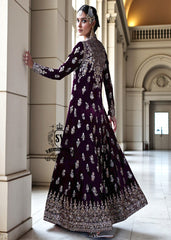 Luxury Design Velvet Bridal Dresses Heavy Embellished Velvet Angrakha Designs Dansville New York USA Formal Dresses