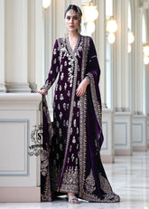 Velvet Bridal Dresses Heavy Embellished Velvet Angrakha Designs Dansville New York USA Formal Dresses