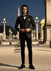 Elegant Men's groom tuxedo suits Newark New Jersey NJ USA Buy Fully Embroidered Black Diamonds Tuxedo Suits