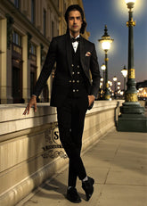 Men's groom tuxedo suits Newark New Jersey NJ USA Buy Fully Embroidered Black Diamonds Tuxedo Suits