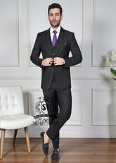 Men's Three-Piece Tailored Suits Canberra Australia Men's Suit with Waistcoat Stylish Black Suits