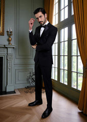 Premium Black High Quality Men's Formal Suits Melbourne Australia Tailored Custom suits For Men Online