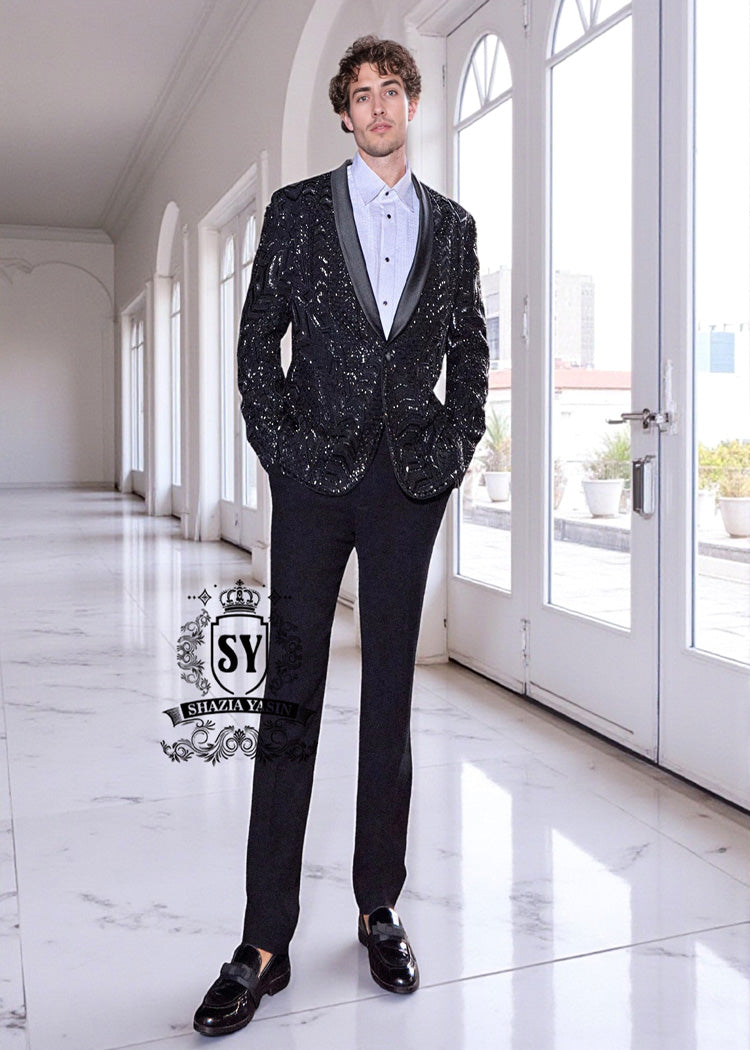 Men's Wedding Tuxedo Suits Winter Groom Shawl Lapel Suit Formal Men's Tuxedo Best Wedding Tuxedo Suits