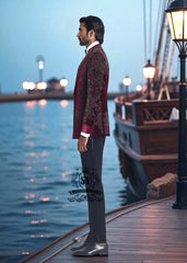 Modern Grooms Tuxedo Suits for Mens Newcastle England UK Gorgeous Mens Tuxedo Suits In Antique Ruby