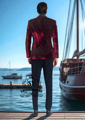 Modern Grooms Tuxedo Suits for Mens Newcastle England UK Gorgeous Mens Tuxedo Suits In Antique Ruby