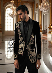 Luxury Tuxedo for Weddings and Receptions Madison Heights Michigan MI US Stylish Embroidered Tuxedo Suits