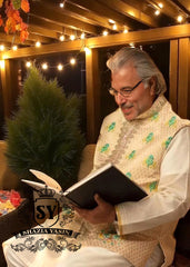 Pakistani Mens Waistcoats Off White Waistcoat Brookhaven New York USA Waistcoats for Father Of The Groom