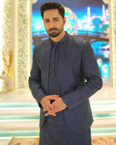 Elegant blue Prince Coat always looks great at a wedding Apparel For A Brighter Shine