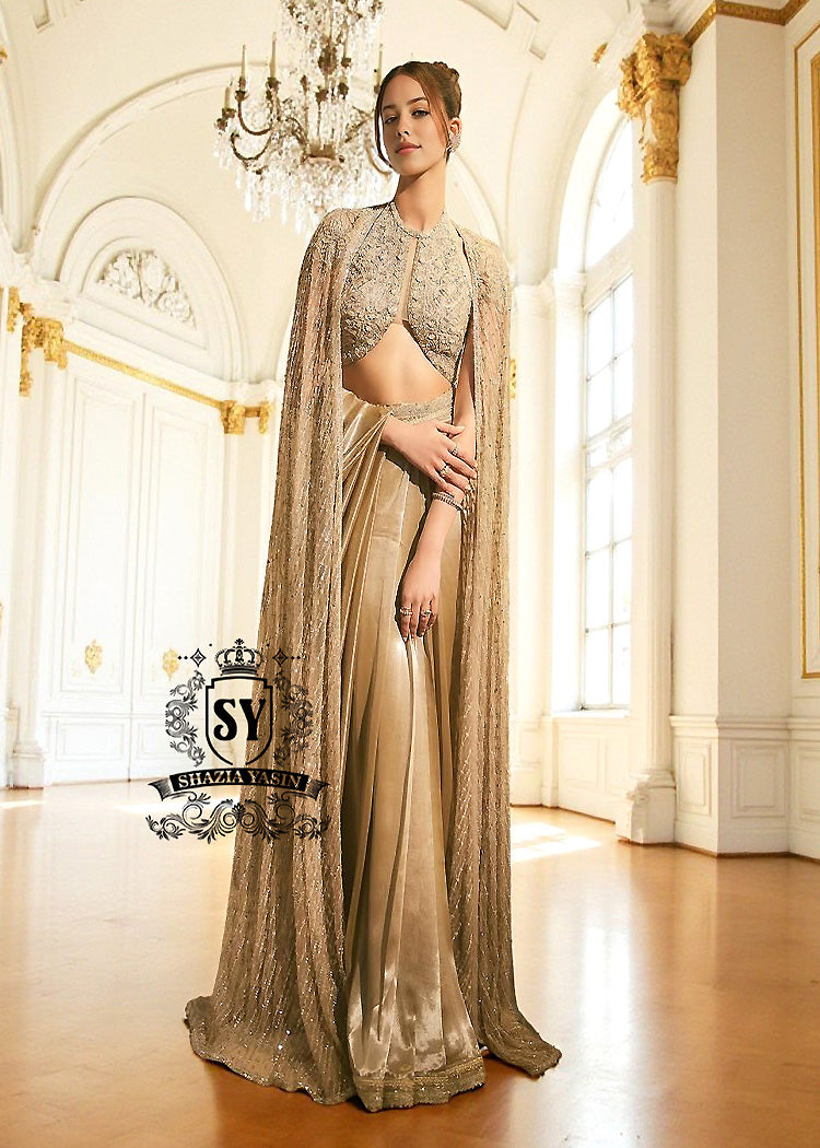 Indian Bridal Saree for Wedding Latest Cape Designs Bell Bar London Wedding Saree Pakistan