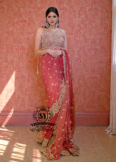 Enchanting Roman Saree