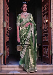 Medium Green Saree Wedding dresses | Latest collection 2026 | Saree Dresses for Every Occasion