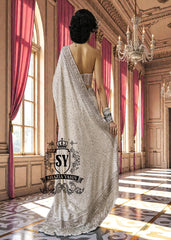 This corset blouse saree is perfect for a true modern princess, with embellishments that take center stage in 2026 and suits all body types.